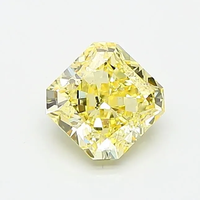 1.02ct RADIANT Fancy Intense Yellow VS2 Coloured Lab diamond