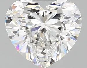 0.85ct HEART F VVS2 Natural diamond