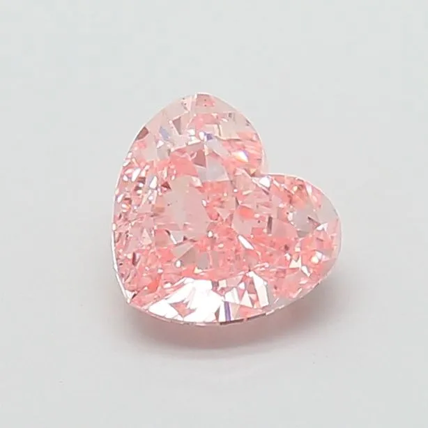 1.93ct HEART Fancy Intense Pink VS1 Coloured Lab diamond