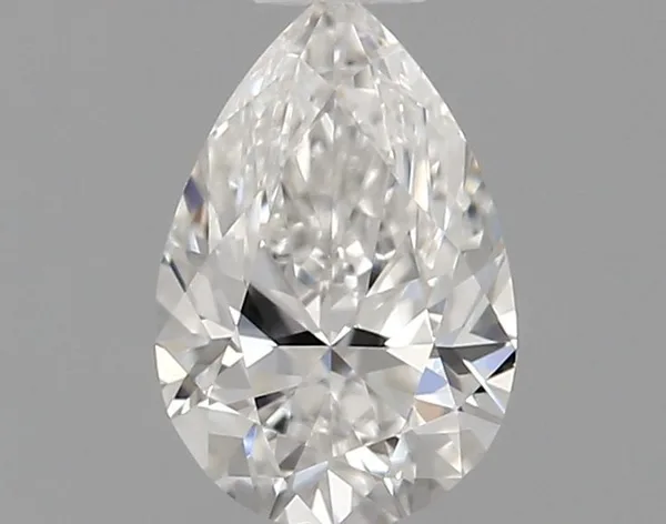 0.4ct PEAR F VVS2 Natural diamond