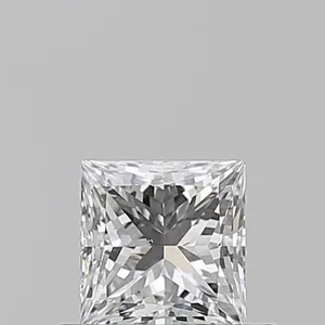 0.51ct PRINCESS E VS2 Natural diamond