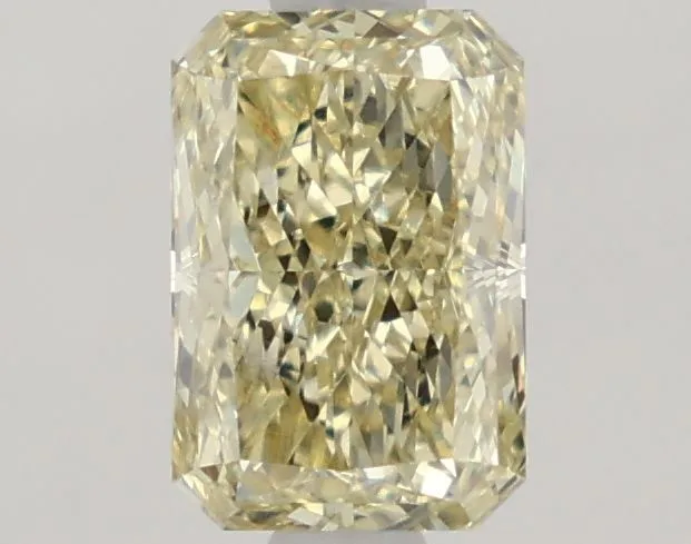 1.24ct RADIANT Fancy Light Yellow VS1 Coloured Lab diamond