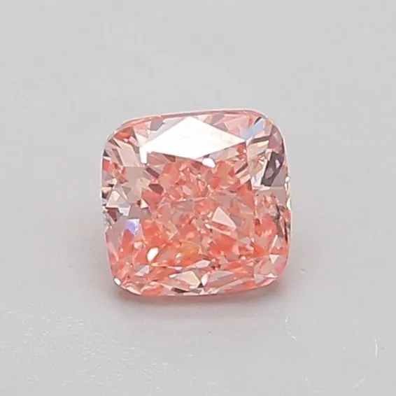 0.54ct CUSHION Fancy Intense Pink VS1 Coloured Lab diamond