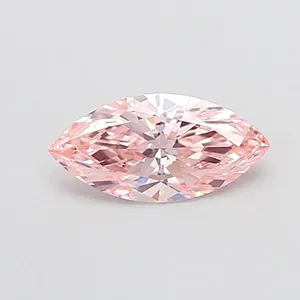 1.02ct MARQUISE Fancy Intense Pink VS1 Coloured Lab diamond