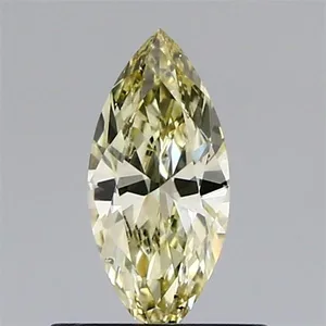0.44ct MARQUISE Fancy Yellow VS2 Coloured Lab diamond