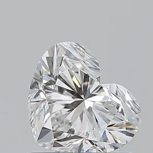 0.9ct HEART F VVS2 Natural diamond