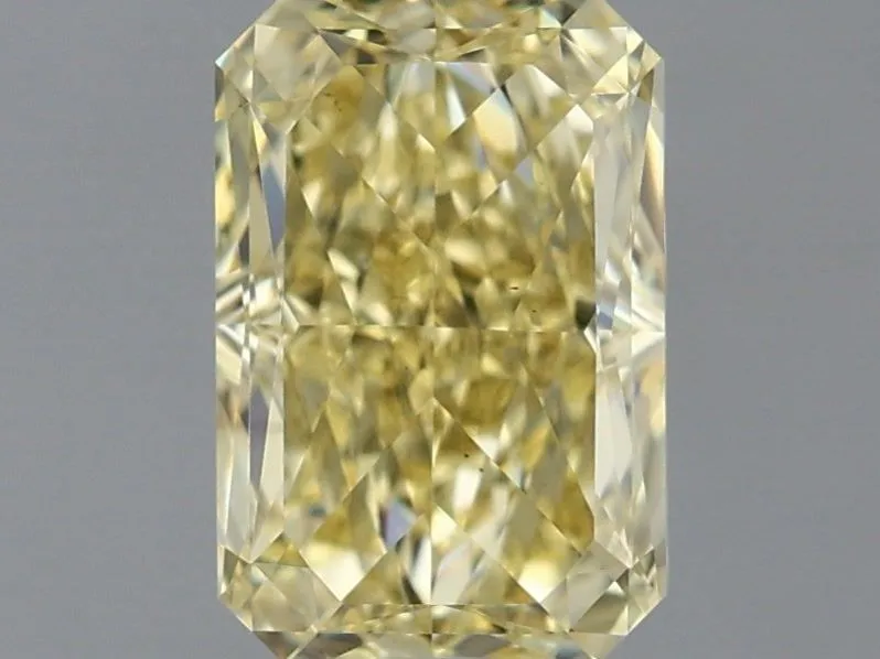 1.00ct RADIANT Fancy Intense Yellow VS1 Coloured Lab diamond