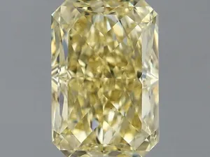 1ct RADIANT Fancy Intense Yellow VS1 Coloured Lab diamond