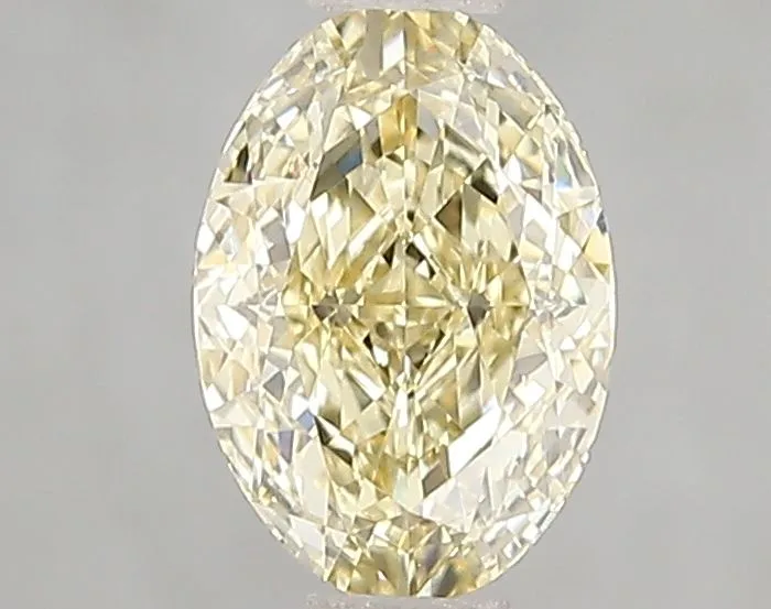 1.08ct OVAL Fancy Yellow VVS1 Coloured Lab diamond