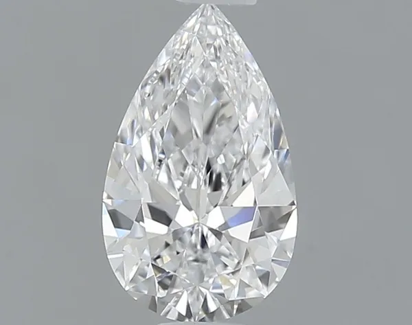 0.6ct PEAR D VVS2 Lab diamond