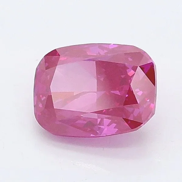 1.1ct CUSHION Fancy Vivid Pink VS1 Coloured Lab diamond