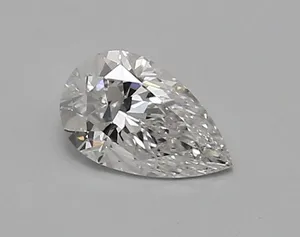 0.66ct PEAR D VVS2 Lab diamond