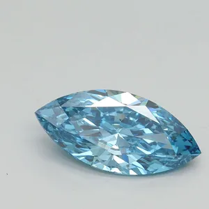 1.01ct MARQUISE Fancy Vivid Blue VS1 Coloured Lab diamond