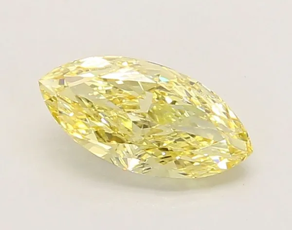 1.05ct MARQUISE Fancy Intense Yellow VS1 Coloured Lab diamond