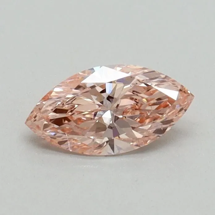 0.40ct MARQUISE Fancy Intense Pink VS2 Coloured Lab diamond