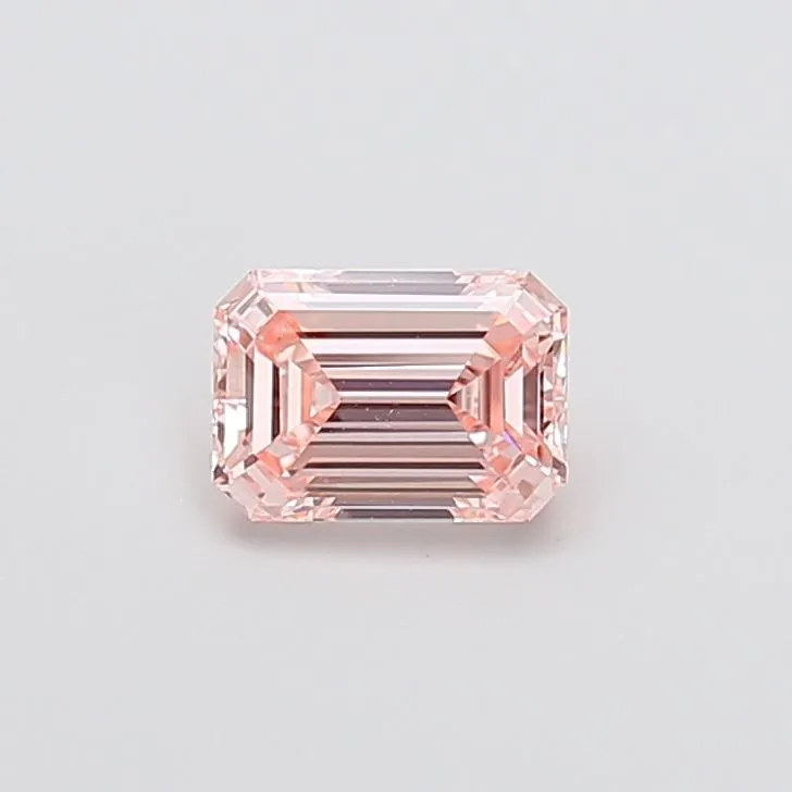 1.04ct EMERALD Fancy Intense Pink VVS2 Coloured Lab diamond
