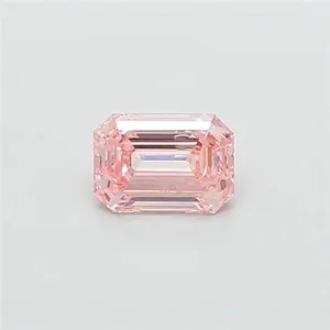 1.04ct EMERALD Fancy Intense Pink VS1 Coloured Lab diamond
