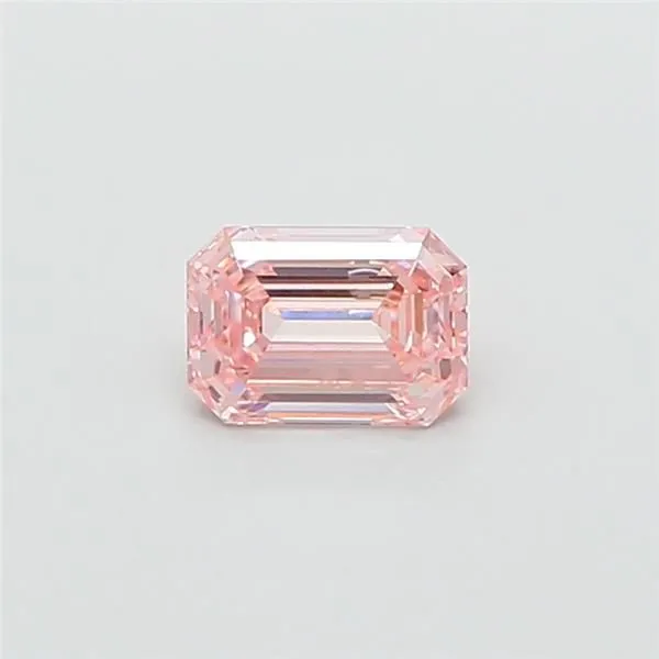 1.04ct EMERALD Fancy Intense Pink VS1 Coloured Lab diamond