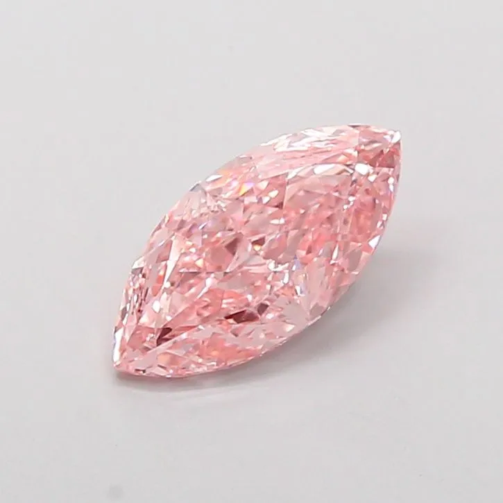 2.01ct MARQUISE Fancy Vivid Pink VS1 Coloured Lab diamond