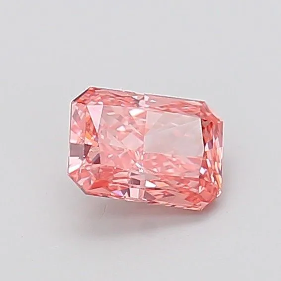 1.03ct RADIANT Fancy Vivid Pink VS1 Coloured Lab diamond