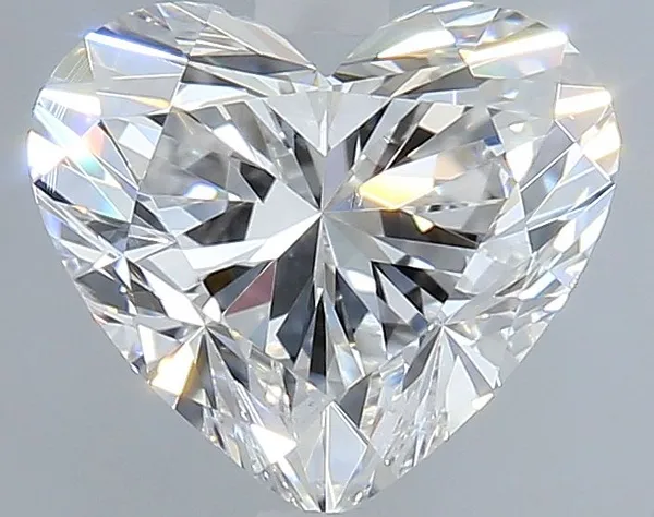 1ct HEART F SI1 Natural diamond