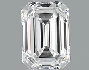 0.46ct EMERALD F VVS2 Natural diamond
