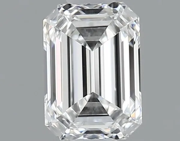 0.46ct EMERALD F VVS2 Natural diamond