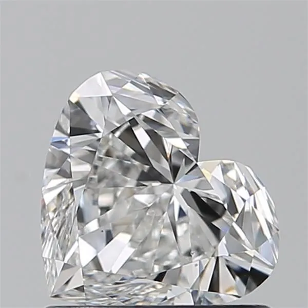 0.9ct HEART F VS2 Natural diamond