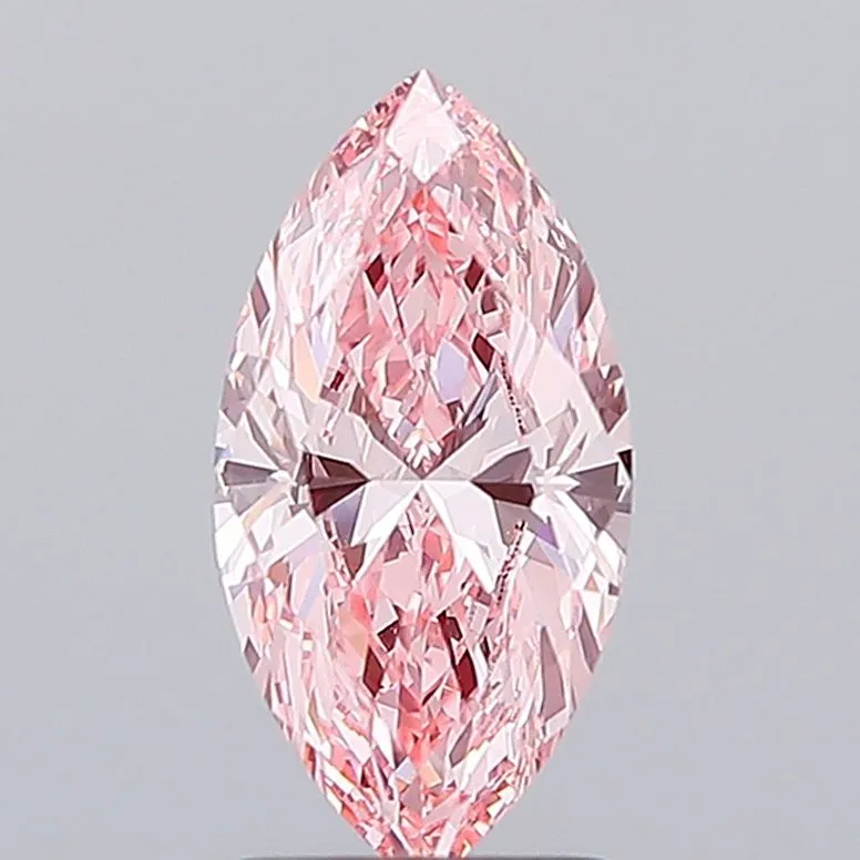 2.30ct MARQUISE Fancy Vivid Pink VS1 Coloured Lab diamond