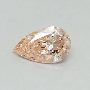 0.31ct PEAR Fancy Intense Pink VS2 Coloured Lab diamond