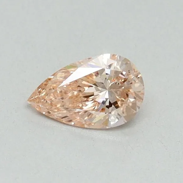 0.31ct PEAR Fancy Intense Pink VS2 Coloured Lab diamond