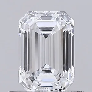 0.57ct EMERALD D FL Lab diamond