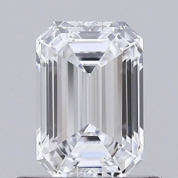 0.57ct EMERALD D FL Lab diamond