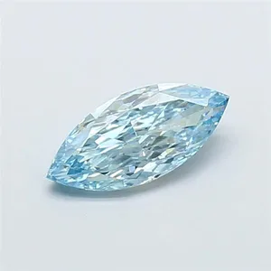 1.01ct MARQUISE Fancy Vivid Blue VS2 Coloured Lab diamond