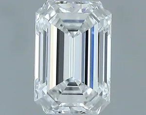 0.33ct EMERALD F VS2 Natural diamond