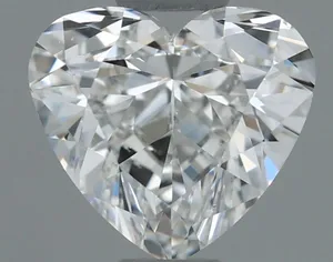 0.4ct HEART F VS2 Natural diamond