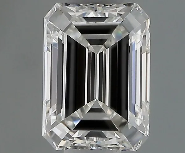 0.5ct EMERALD F VVS2 Natural diamond