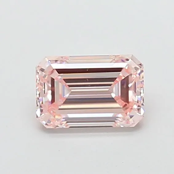 1.54ct EMERALD Fancy Intense Pink VVS2 Coloured Lab diamond