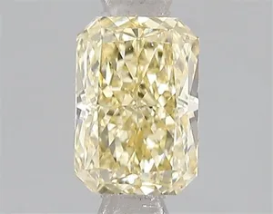 1ct RADIANT Fancy Intense Yellow VS1 Coloured Lab diamond