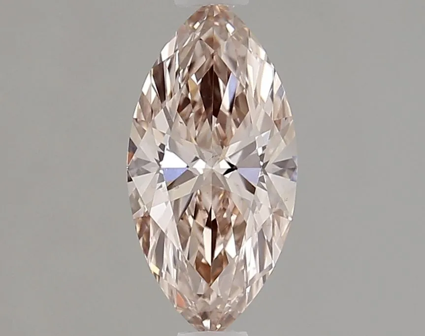 0.74ct MARQUISE Fancy Intense Pink VS1 Coloured Lab diamond