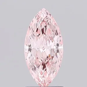 1.17ct MARQUISE Fancy Vivid Pink VS1 Coloured Lab diamond