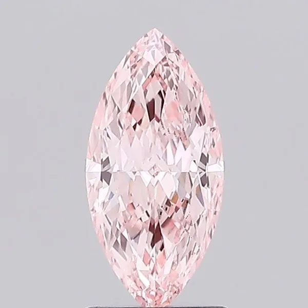 1.17ct MARQUISE Fancy Vivid Pink VS1 Coloured Lab diamond