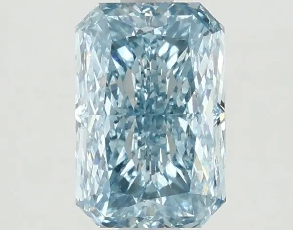 1.39ct RADIANT Fancy Vivid Blue VS1 Coloured Lab diamond
