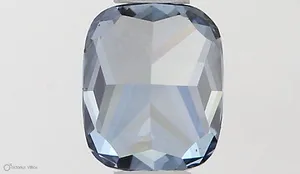 0.5ct CUSHION Fancy Vivid Blue VS1 Coloured Lab diamond