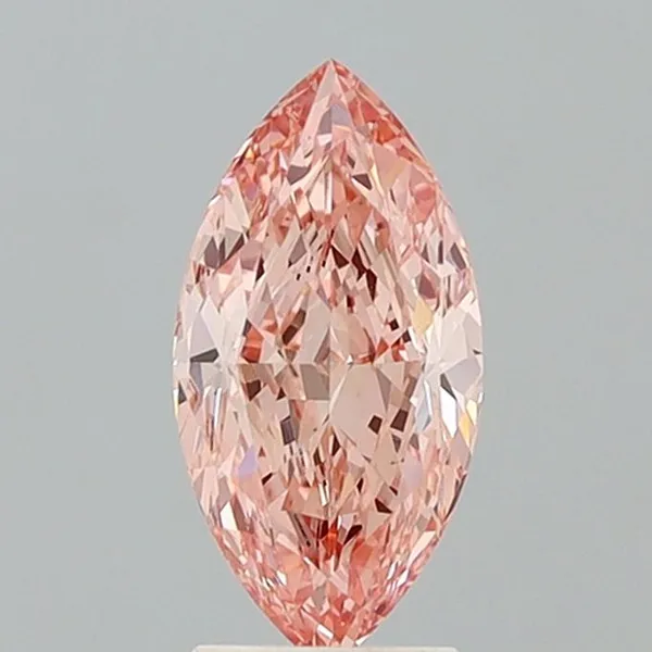 2.75ct MARQUISE Fancy Vivid Pink VS2 Coloured Lab diamond