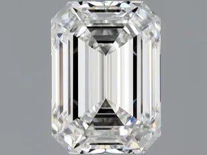 0.61ct EMERALD F VVS2 Natural diamond