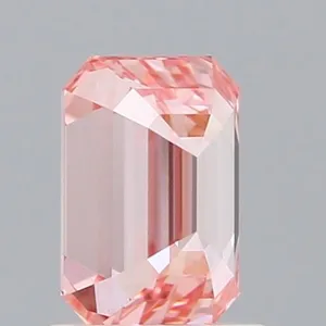 1.15ct EMERALD Fancy Intense Pink VVS2 Coloured Lab diamond
