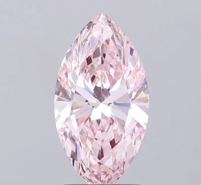 1.52ct MARQUISE Fancy Pink VS1 Coloured Lab diamond
