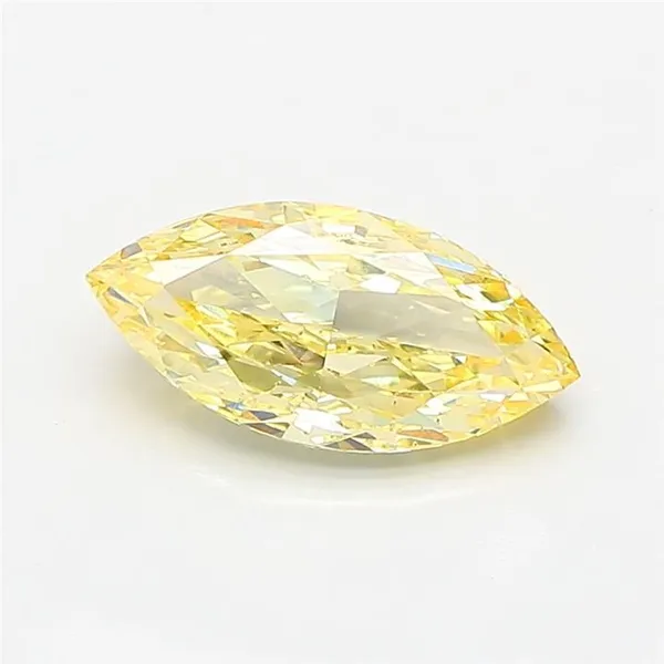 1.5ct MARQUISE Fancy Yellow VS2 Coloured Lab diamond
