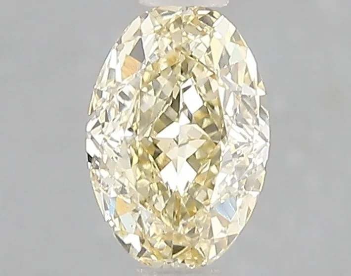 1.16ct OVAL Fancy Yellow VS2 Coloured Lab diamond